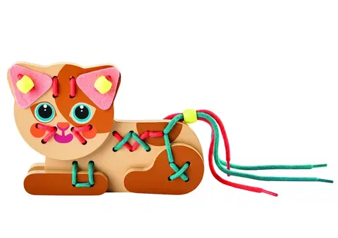 TREFL - Drevená hračka Mačiatko