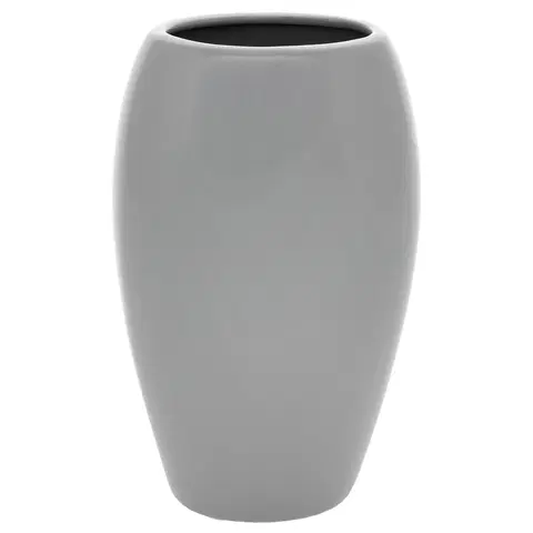 Keramická váza Jar1, 14 x 24 x 10 cm, sivá