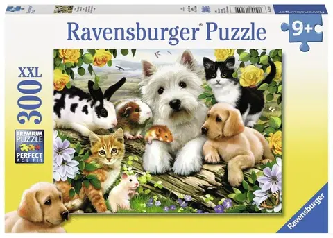 RAVENSBURGER - Veselé priateľstvo zvierat 300 dielikov
