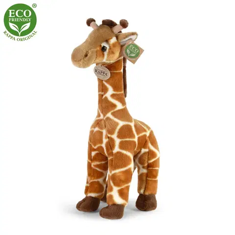 RAPPA - Plyšová žirafa stojaci 40 cm ECO-FRIENDLY