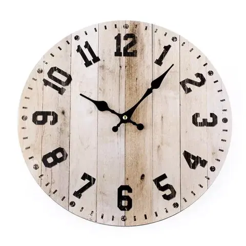 Nástenné hodiny Woody, 34 cm