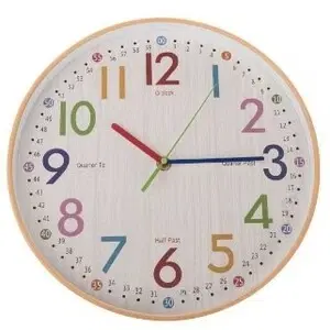 Nástenné hodiny Colorful, pr. 30,5 cm, plast