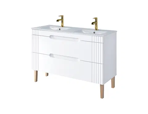 ArtCom Kúpeľňová skrinka s umývadlom FIJI White U120/1 | 120 cm