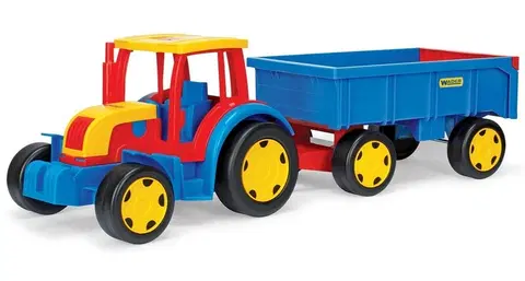 WADER -  GIGANT traktor s vlečkou