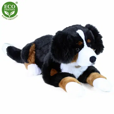 RAPPA - Plyšový pes bernský salašnícky ležiaci 70 cm ECO-FRIENDLY