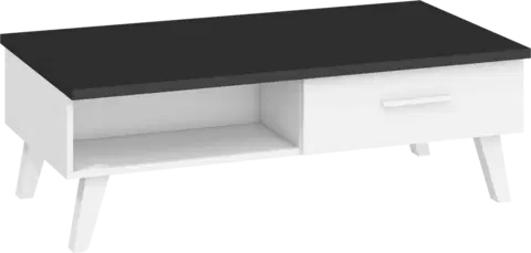 WIP Konferenčný stolík NORDIS-07 | 2D Farba: Čierna/biela