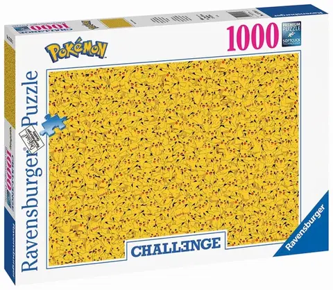 RAVENSBURGER - Challenge Puzzle: Pokémon Pikachu 1000 dielikov