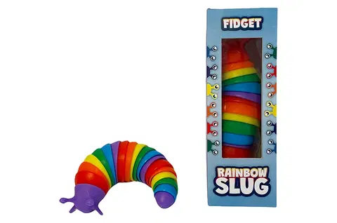 MAC TOYS - Fidget toy - dúhový slimák