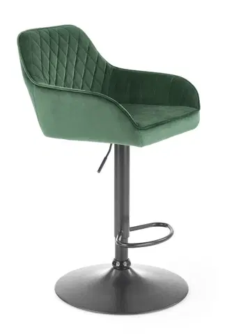 Halmar Barová stolička HALI Farba: Zelená