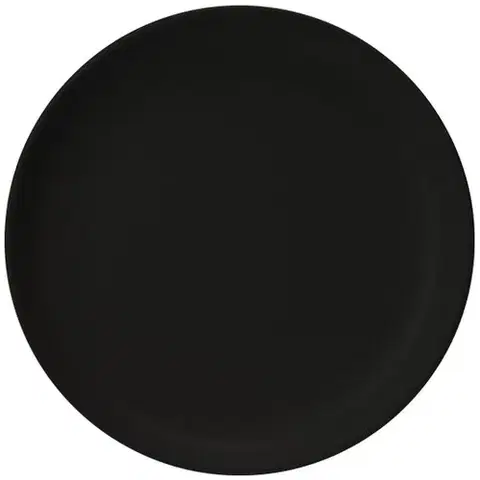Jedálenský tanier Allier, čierna, 27 x 2,5 cm, kamenina​