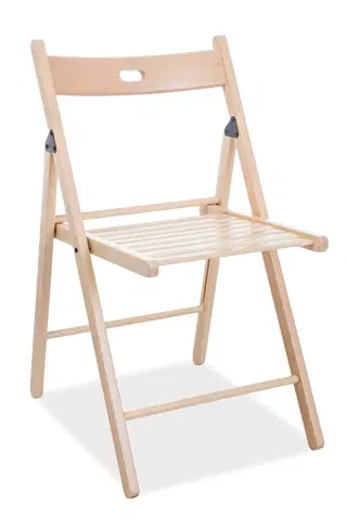 Signal Skladacia stolička SMART II Farba: Prírodné drevo