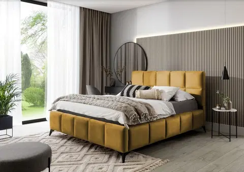 ArtElta Manželská posteľ MIST | 140 x 200 cm farebné prevedenie: Nube 45