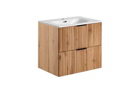 ArtCom Kúpeľňová skrinka s umývadlom ADEL Oak U60/1 | 60 cm
