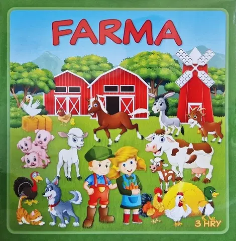 WIKY - Spoločenská hra Farma 3-hry