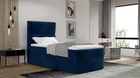 ArtElta Čalúnená jednolôžková posteľ ARCO | 90 x 200 cm Farba: Kronos 09