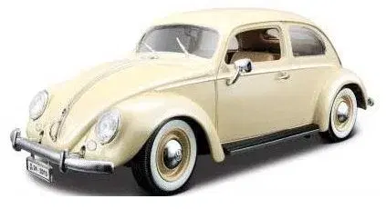 BBURAGO - Volkswagen Käfer Beetle rok výroby 1955 1:18 Gold