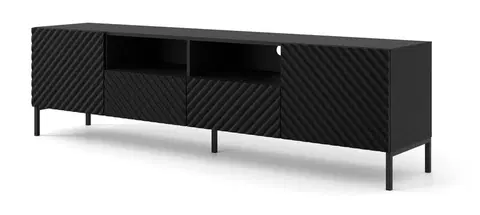 ARTBm Tv stolík SURF 200 | 2D2S Prevedenie: Čierny mat / čierne nohy