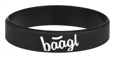 BAAGL - Svietiaci náramok Logo čierny