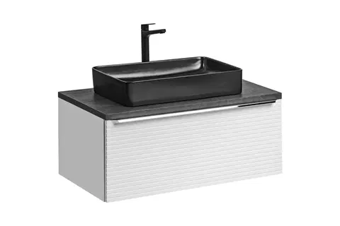 ArtCom Kúpeľňový komplet LEONARDO White DU90/1 s doskou a umývadlom