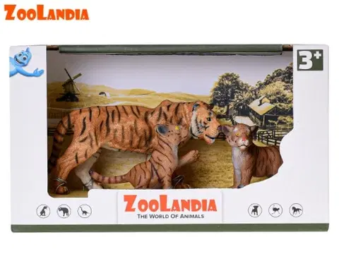 MIKRO TRADING - Zoolandia tigrice s mláďatami v krabičke