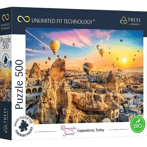 TREFL - Prime puzzle 500 UFT - Romantický západ slnka: Kapadócia, Turecko