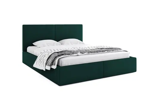 BMS Manželská posteľ HAILEY | bez matraca 160 x 200 cm Farba: Zelená