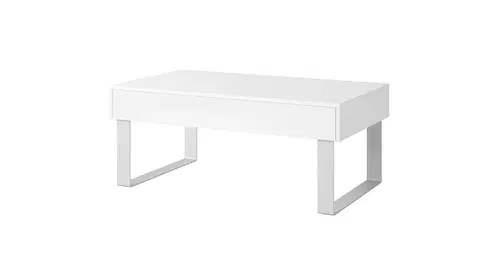 ArtGiB Konferenčný stôl CALABRINI C-04 | veľký Farba: Biela / biely lesk