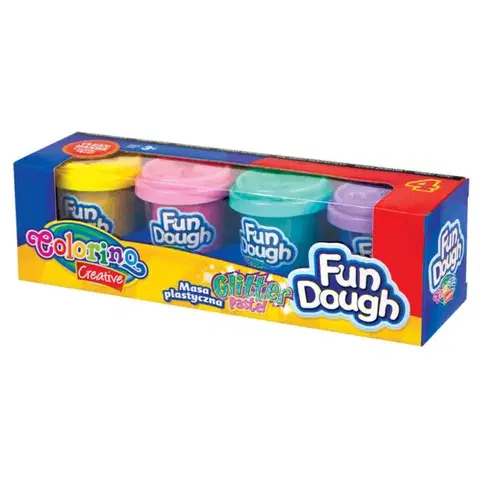 PATIO - Colorino modelovacia hmota - Fun Dough Brokát 4 farby