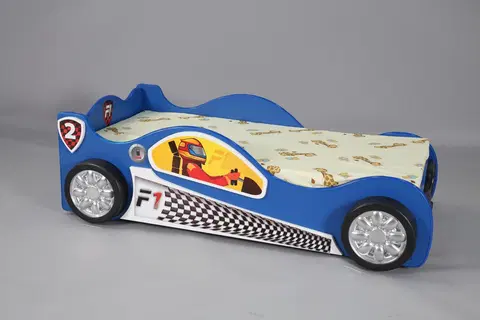 Artplast Detská posteľ formulka MONZA | mini Farba: Modrá