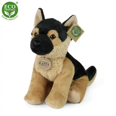 RAPPA - Plyšový pes nemecký ovčiak 25 cm ECO-FRIENDLY