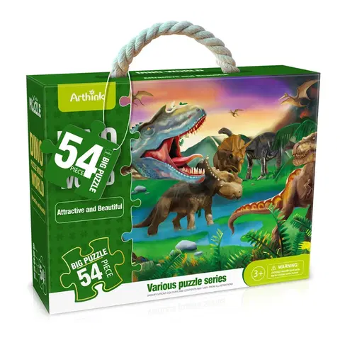 RAPPA - Puzzle s dinosaurami maxi- 54 dielov 87 x 58 cm