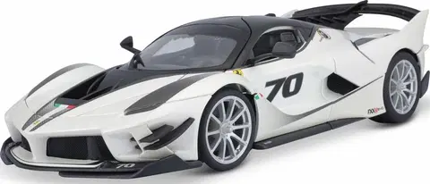 BBURAGO - 1:18 Ferrari TOP  FXX-K EVO No.70 (white/black)
