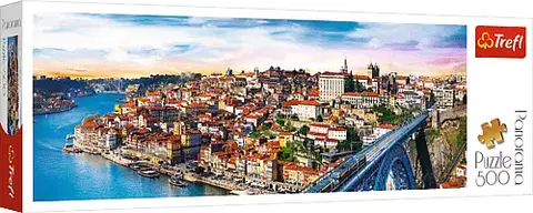 TREFL - Panoramatické puzzle 500  -  Porto, Portugalsko