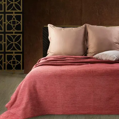 ArtFir Prikrývka na posteľ MOROCCO | červená 220 x 240 cm