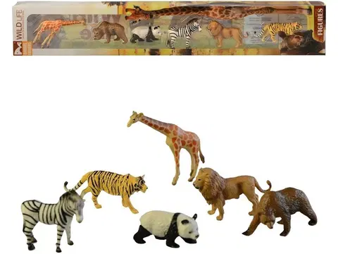 MADE - Zvieratká v boxe tropické, 6 ks, 46 x 7 cm