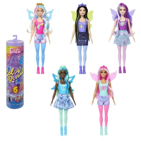 MATTEL - Barbie color reveal Barbie dúhová galaxia, Mix Produktov