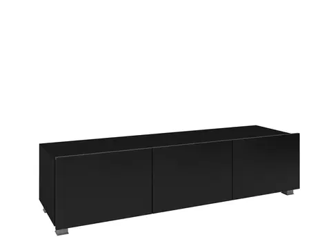 ArtGiB TV stolík 150 CALABRINI C-12 Farba: čierna / čierny lesk