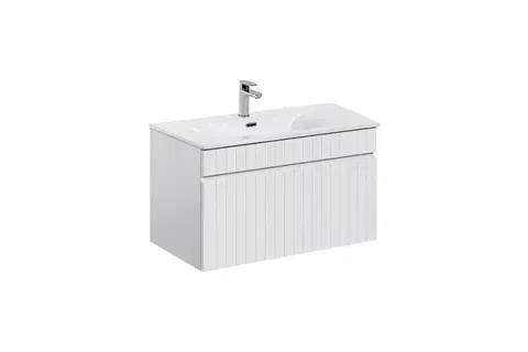 ArtCom Kúpeľňová skrinka s umývadlom ICONIC White U80/1 | 80 cm