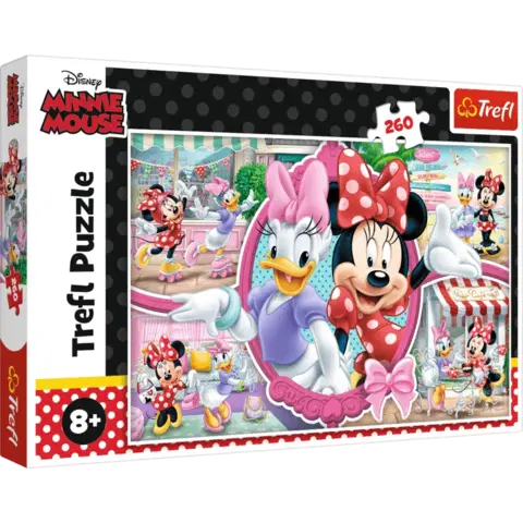 TREFL - Puzzle 260 Šťastný deň Minnie / Disney Minnie