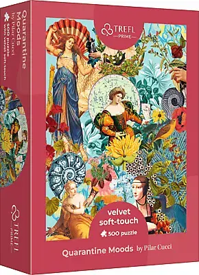 TREFL - Velvet Soft-Touch puzzle 500 UFT - Pilar Cucci: Karanténne nálady