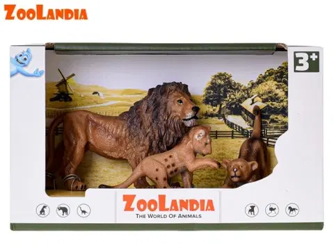MIKRO TRADING - Zoolandia lev s mláďatami v krabičke